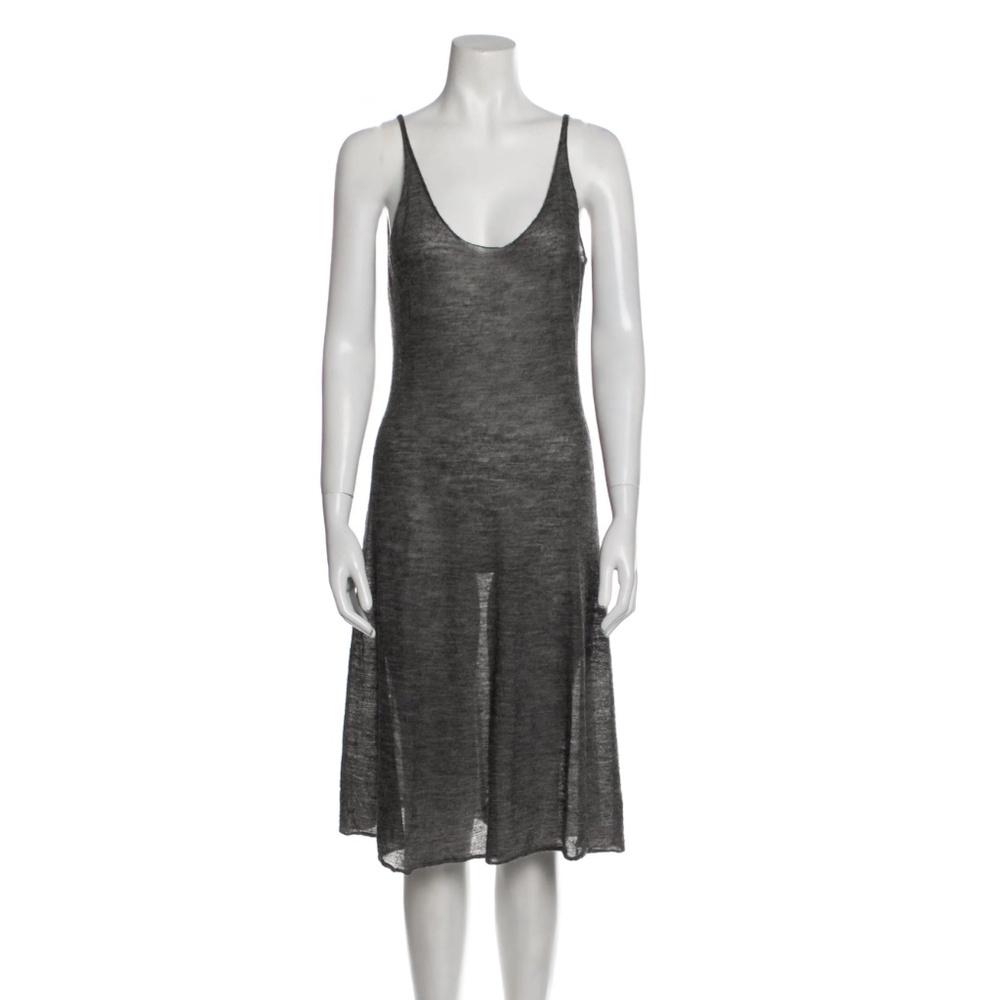 Giorgio Armani Alpaca Midi Length Dress